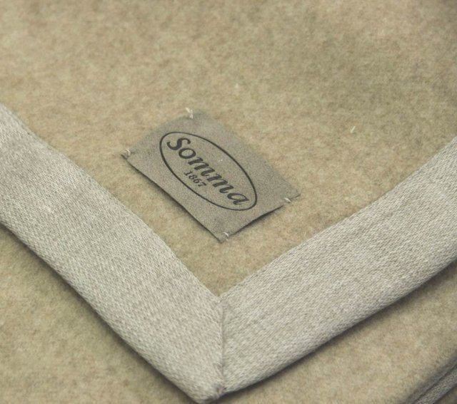 Coperta in lana matrimoniale Somma NYIMA BEIGE – Cashmere 95%