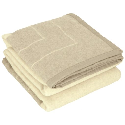 coperta matrimoniale Swan beige1